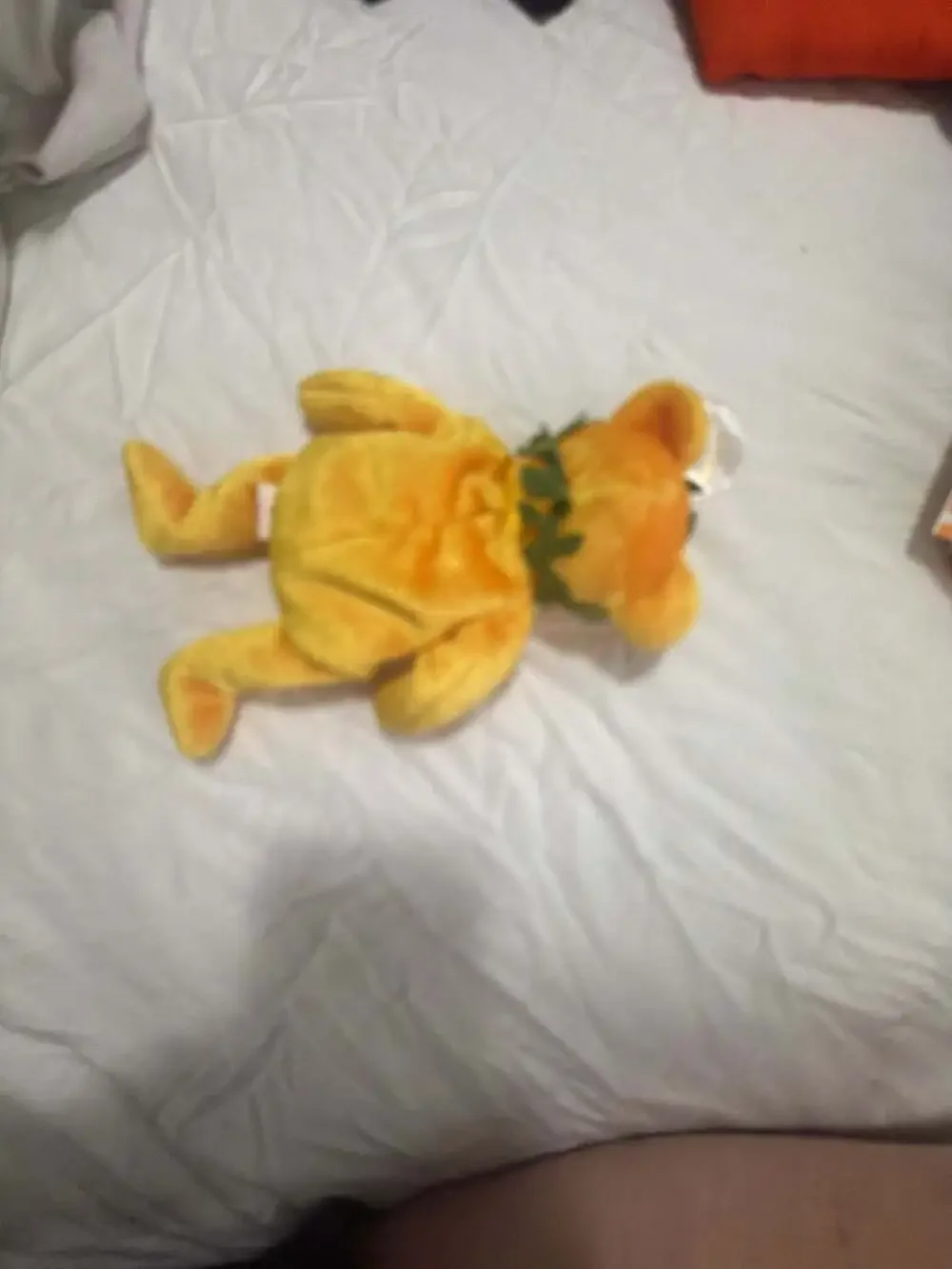 Ty Beanie Baby 'Victory' 2004 Olympics Gold Bear with Torch and Laurel